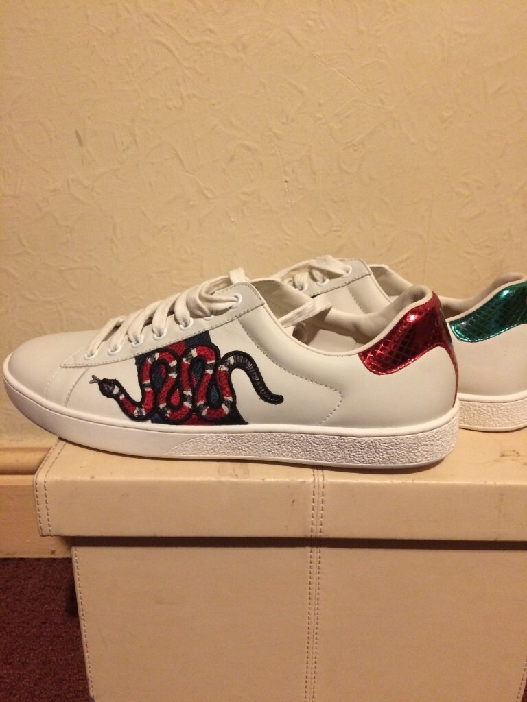 gucci snake trainers